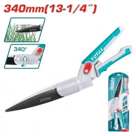 /توتال  مقص اعشاب براس متحركة 340 درجة -مقاس الشفر..